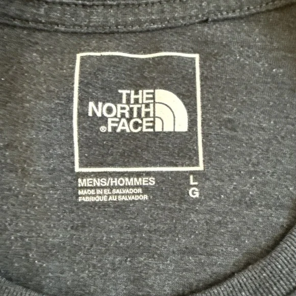 Men's Size Large The North Face Gray Short Sleeve Shirt - Picture 2 of 4